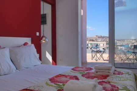 Studio With Private Terrace And View Of Acropolis! Athén Kültér fotó